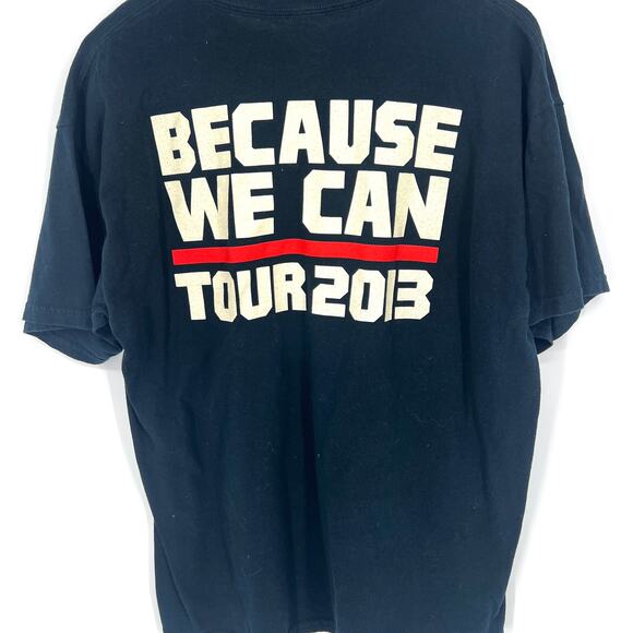 BON JOVI 2013 Because We Can Tour T Shirt Gildan Label Size Large - Picture 3 of 9